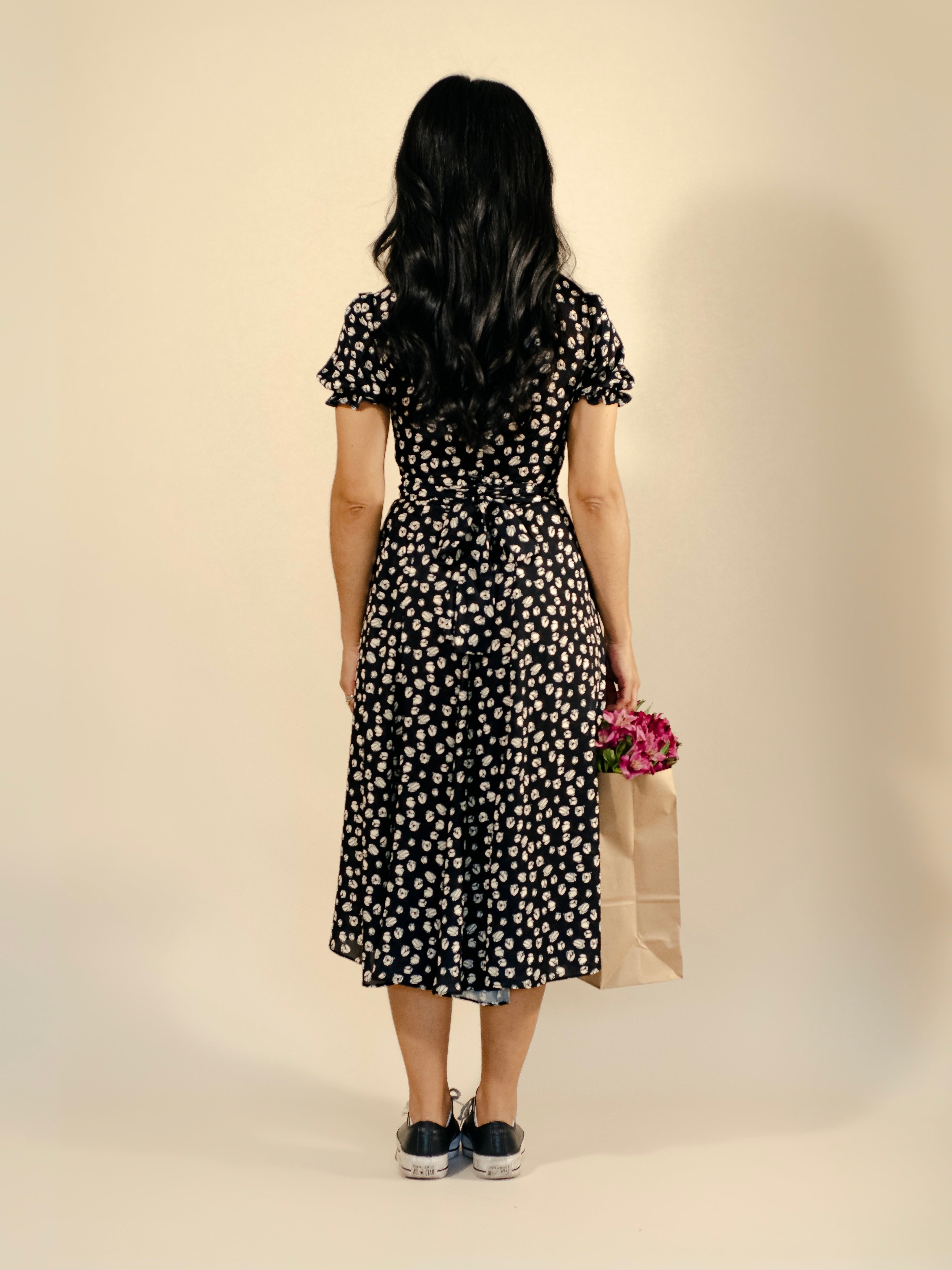 Vestido Midi Tulipinhas