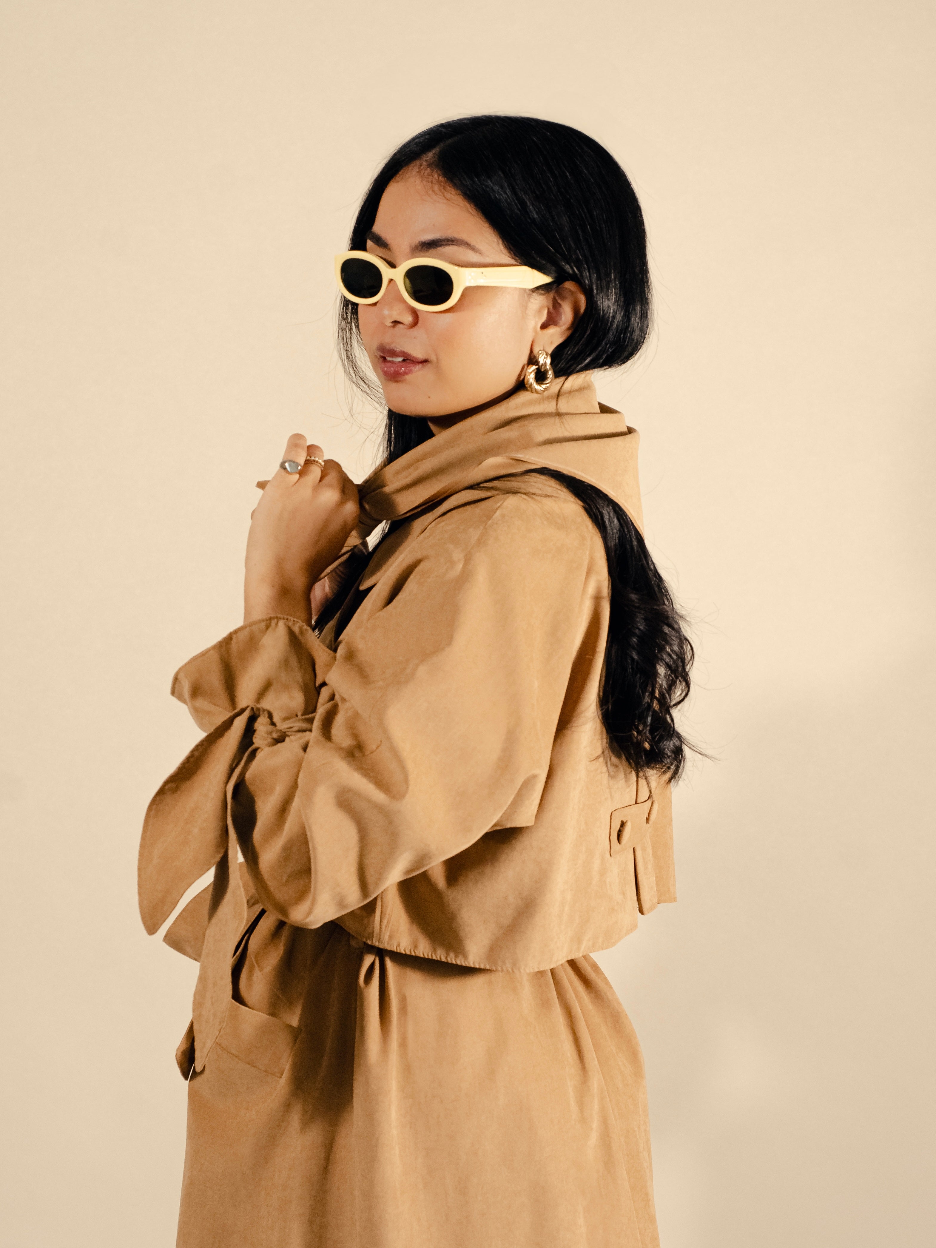 Trench Coat Levinho Caramelo