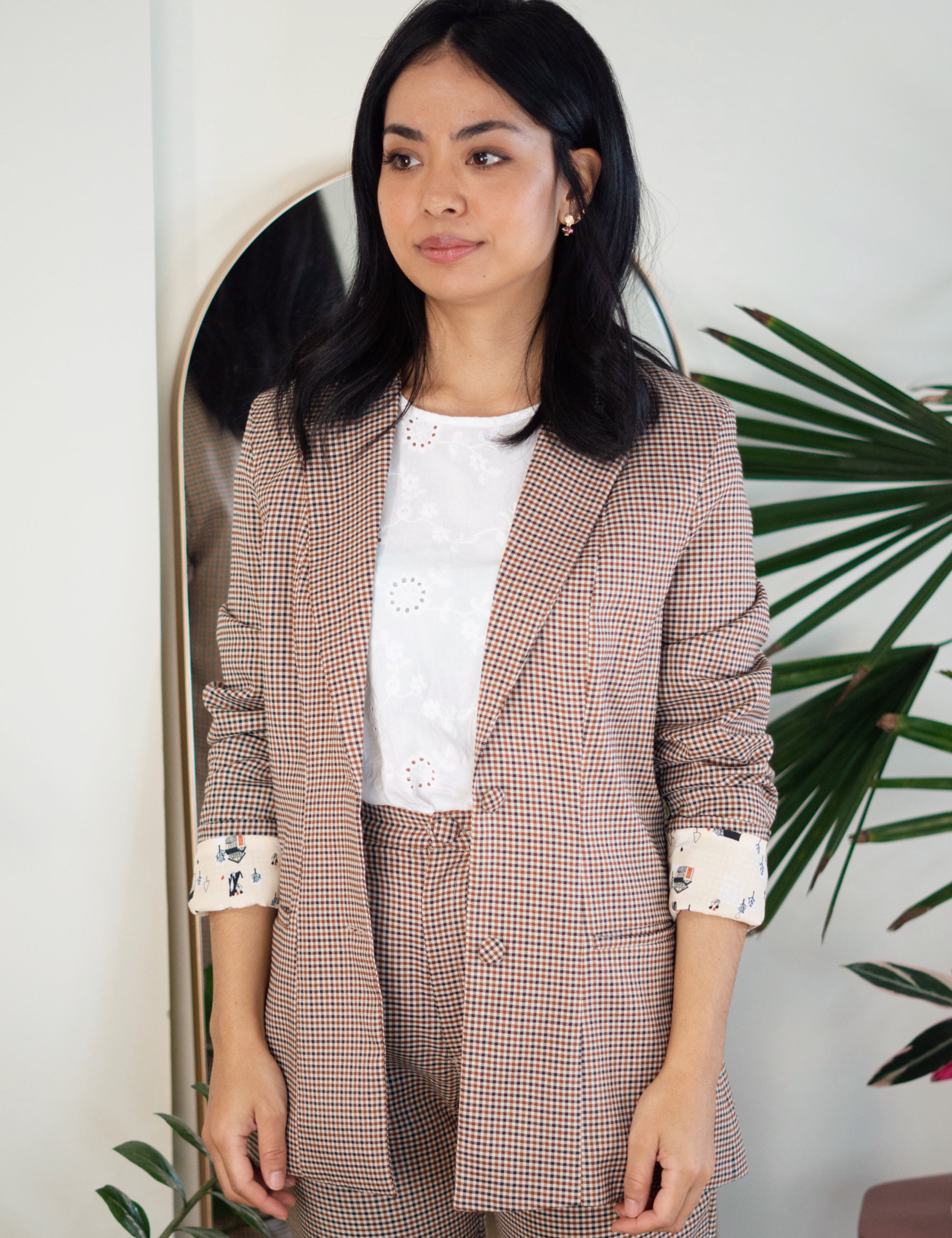 Blazer Retinho Minixadrez