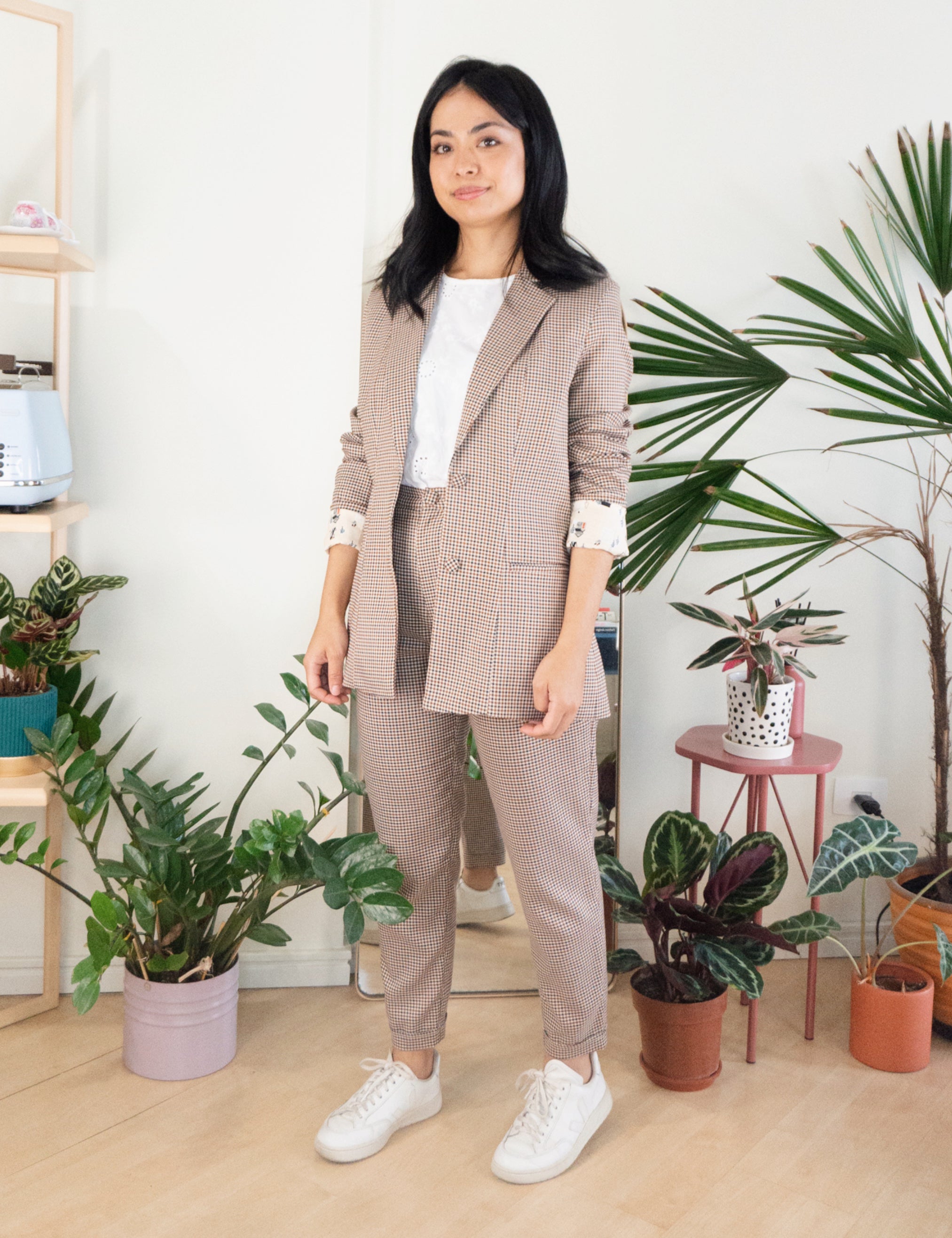 Blazer Retinho Minixadrez