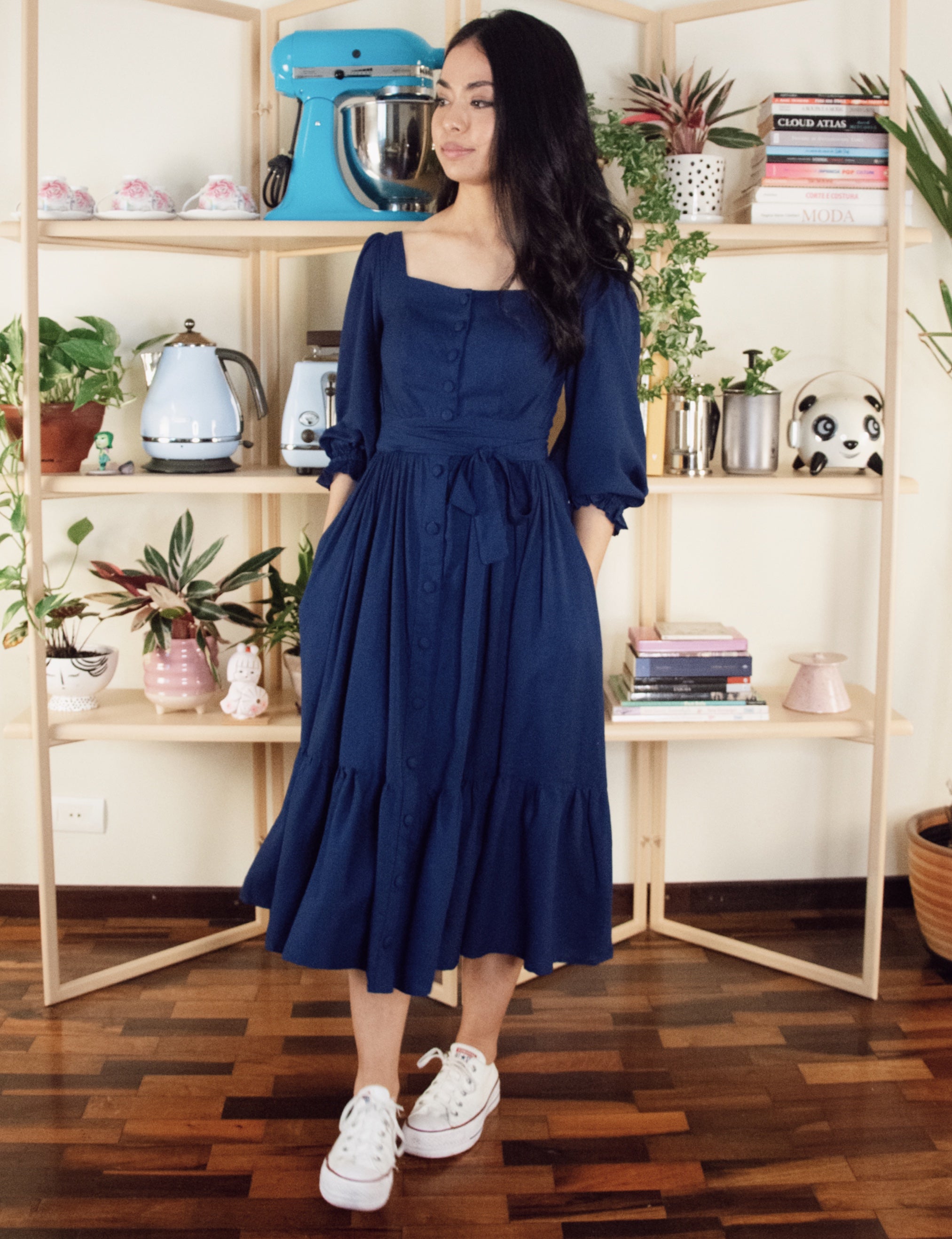 Vestido Home Dress Marinho