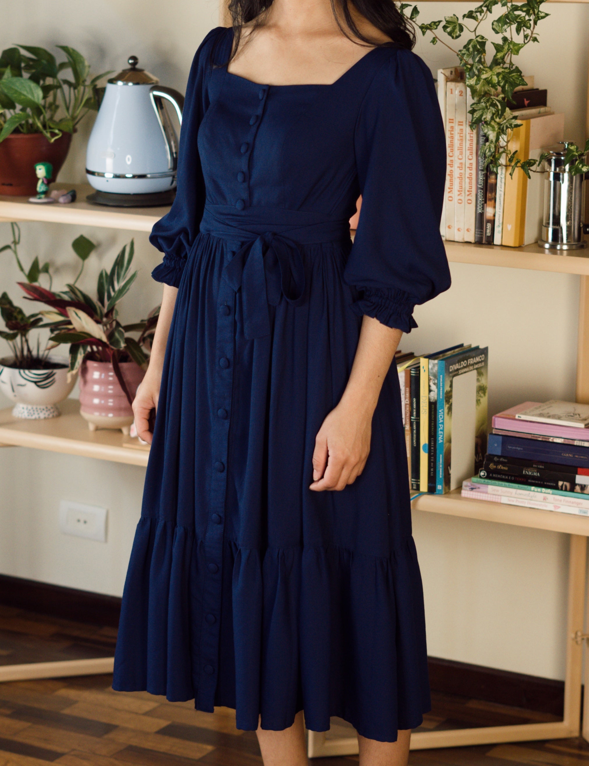 Vestido Home Dress Marinho